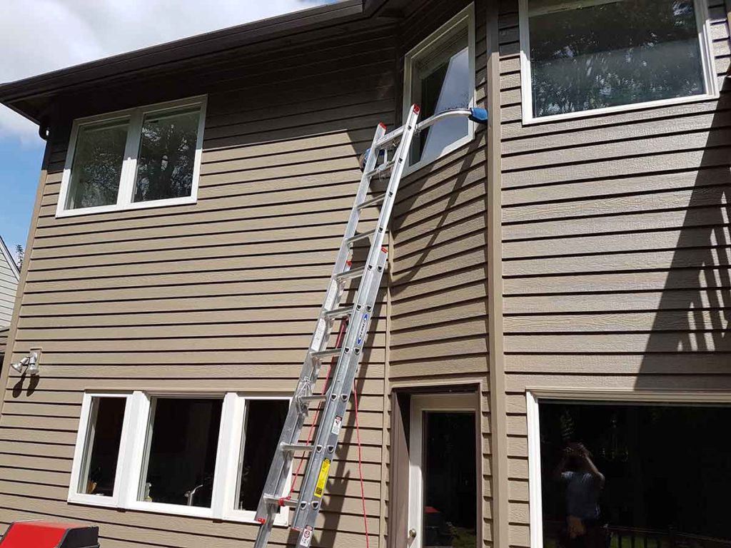 Setup for Window Cleaning in Vancouver